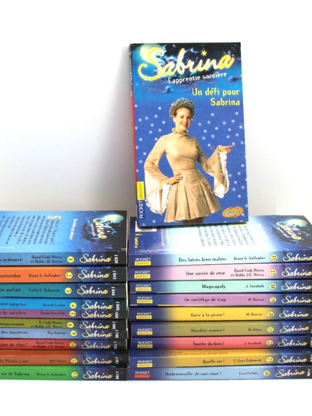 Lot de 20 Livres Books Sabrina L'apprentie Sorcière French